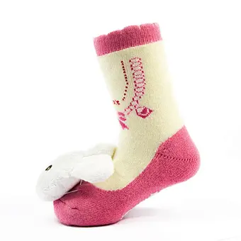 Oem Custom 3d cartoon pattern newborn cotton ankle socks non slip infant rubber sole toddler Socks baby cute kids