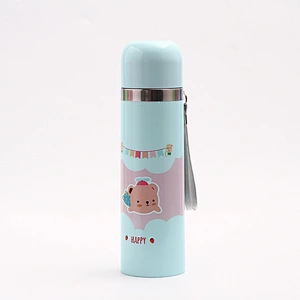 Guangzhou Factory Promotional 500 ml Cartoon Cute Vacuum Cup Customized Sport Water Bottle for Children