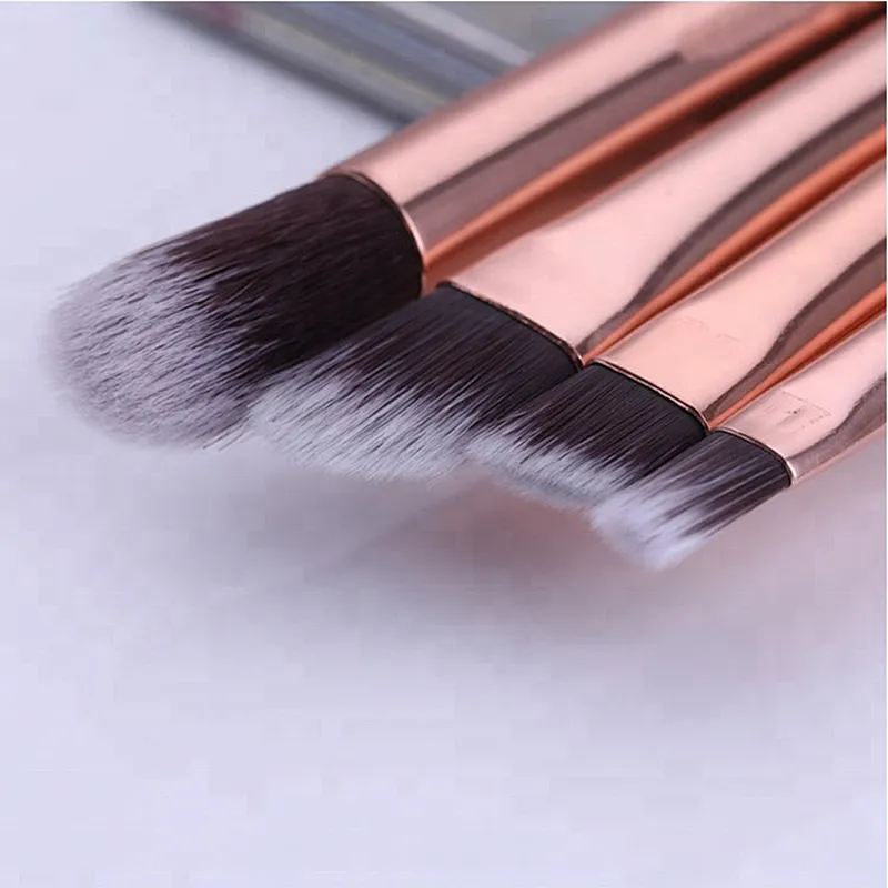 12Pcs Makeup Brushes Kits Black Wooden Handle Soft Portable Cosmetic Make Up Brush Beauty Eyeshadow Cosmetic Brush Tool Set