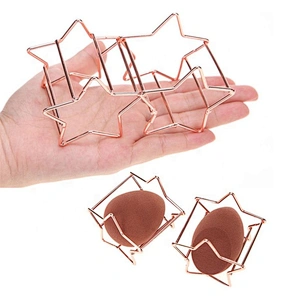 Beauty Makeup Sponge Puffs Display Holder Water Drop Cosmetic Puff Stand Bracket Gourd Puff Egg Drying Holder Support Tool