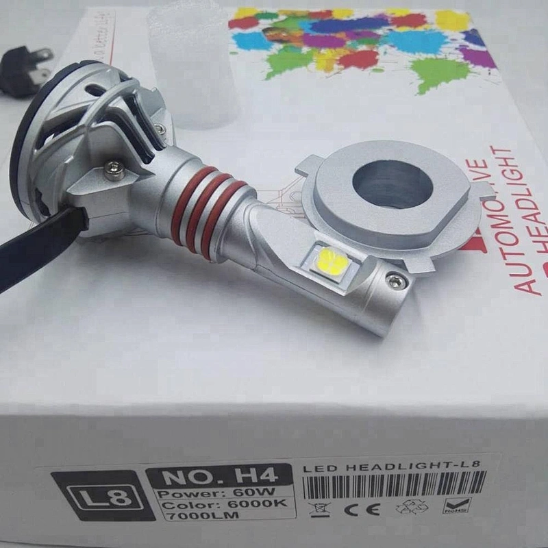 60W Car Lamp led kit 4300K 6000K XHP70 7000lm L8 H4 led headlight kit  H11 H7 9005