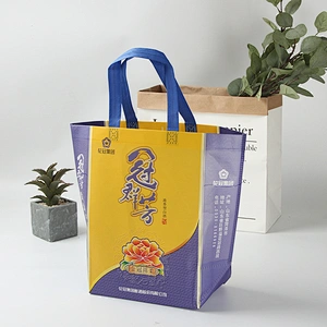 Expandable extra large reusable folding non woven shopping bag