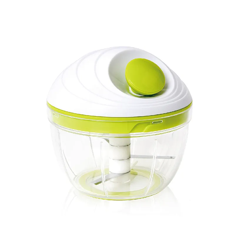 FDA 50MOQ manual garlic onion vegetable plastic  pull chopper