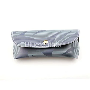 Women's Big-sized PU Leather Flower Sunglasses Case