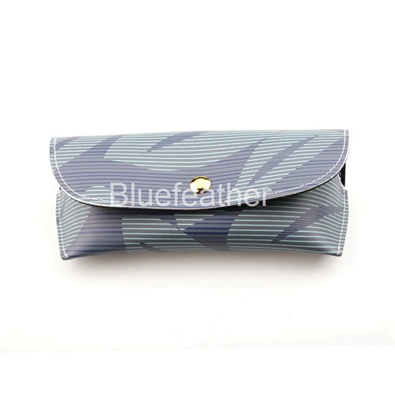 Women's Big-sized PU Leather Flower Sunglasses Case