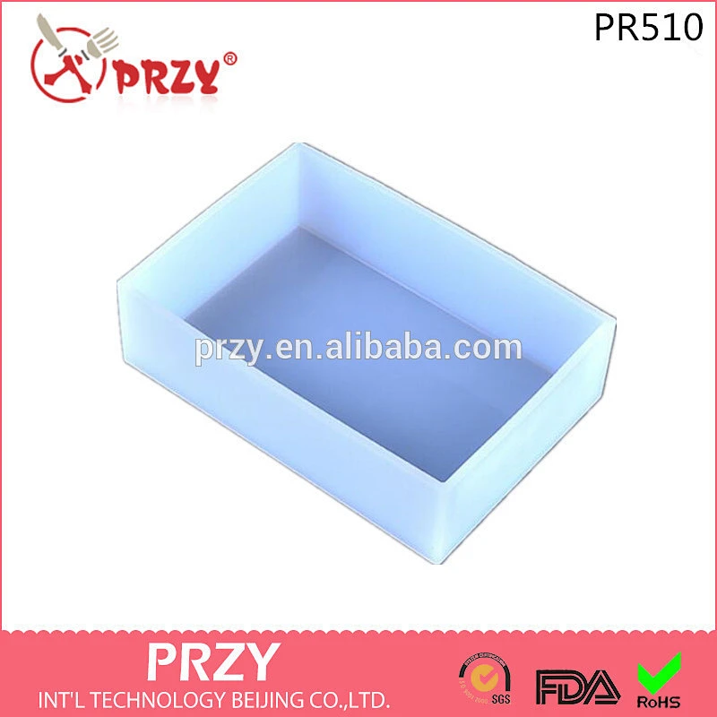 PR510 Toast silicone mold and insulation DIY wooden box handmade soap mold imported Platinum silicone 3KG