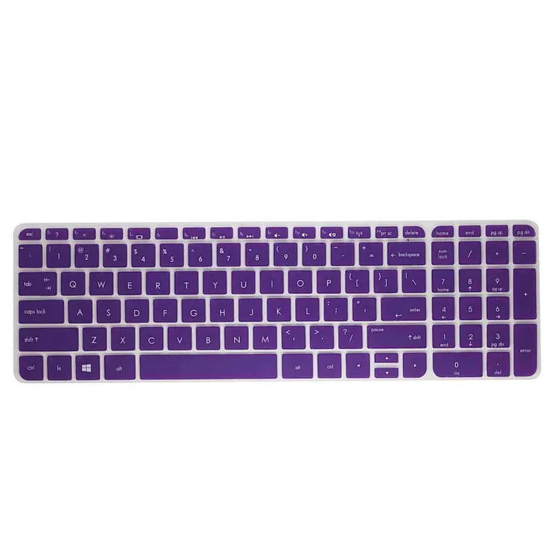 Silicone Keyboard Cover Skin keyboard dust cover for HP Pavilion 15 P15 with number pad