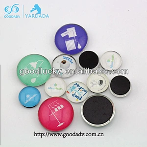 2018 New products made in China crystal dome fridge magnet glass marbles for magnets