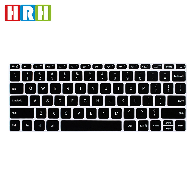 Washable Ultra Slim English silicone keyboard skin keyboard skin for xiaomi air notebookMI Air 13.3