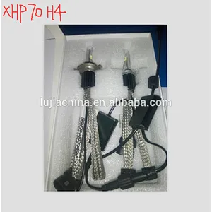 Super Bright Led Headlight L7 60w 120w 13200lm H4 Crees Xhp70 Headlight Conversion Kit Replace Halogen Xenon bulbs