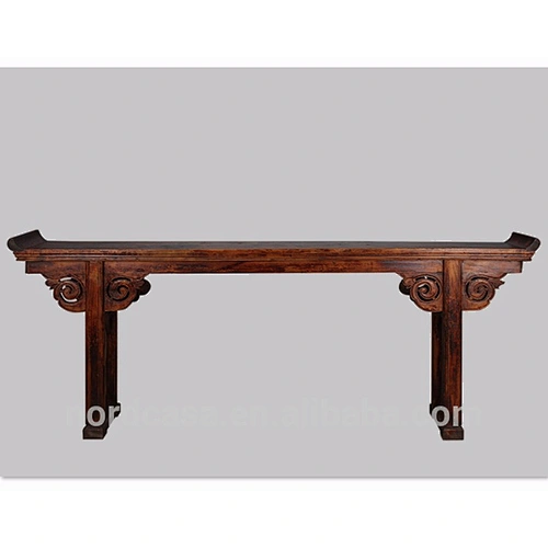 Chinese antique style wooden carved altar table