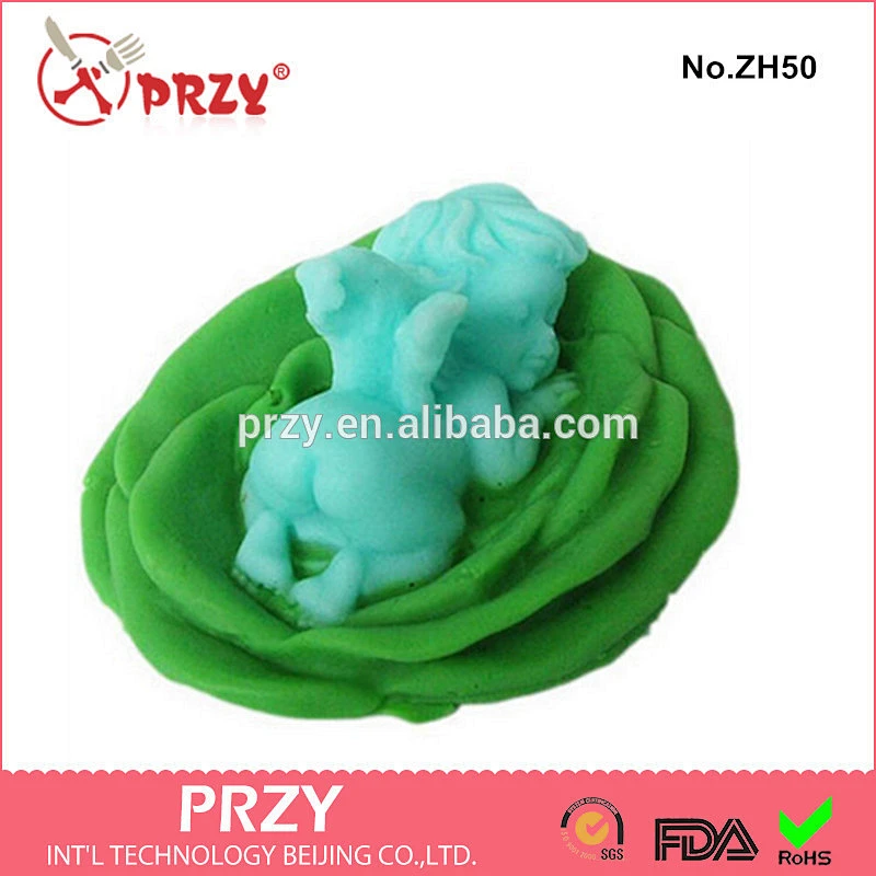 Sleeping angel silicone soap mold baby soap mold
