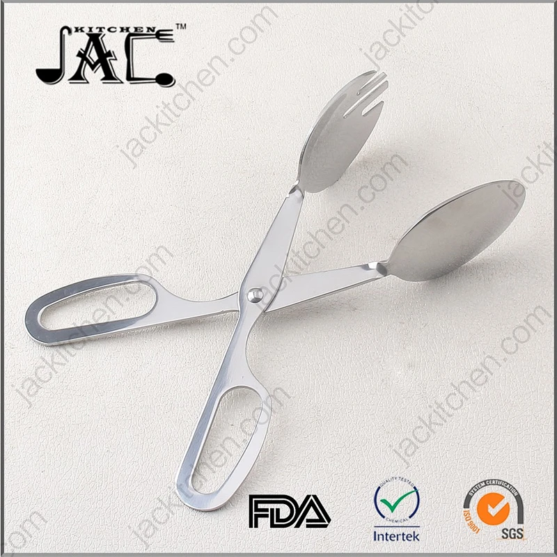 Good Quality Stainless Steel Grade Metal Food Tong for Salad