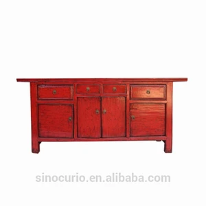 chinese reclaimed solid wooden cabinet living room furniture
