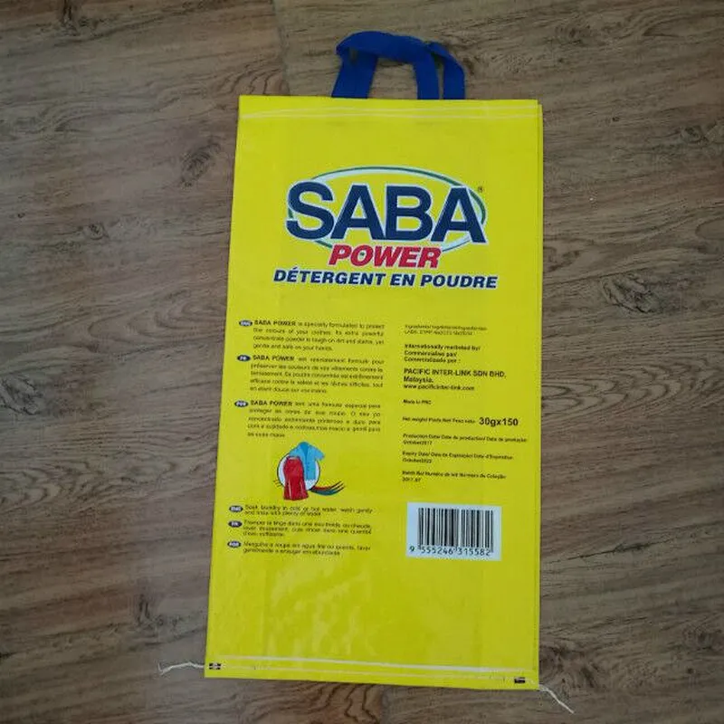 Wenzhou manufacture high quality woven bags for washing powder packaging