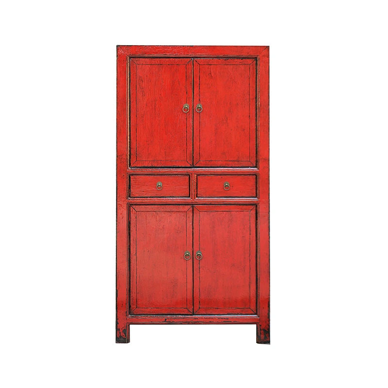 Antique Chinese Wooden lacquered drawer storage kitchen Cabinet/Cupboard