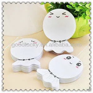 magnet custom shaped sticky notepad memo pad