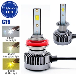 Car Lighting 30w H11 3 Color Led Headlight