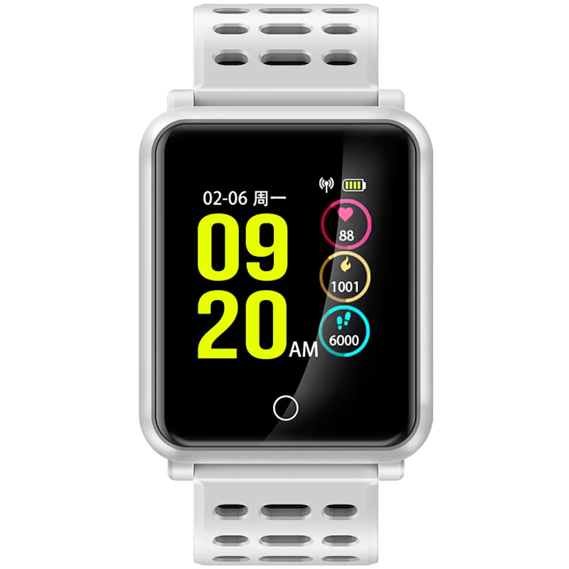 N88  IP68 waterproof sleep bluetooth smart watch bracelet with ce rohs