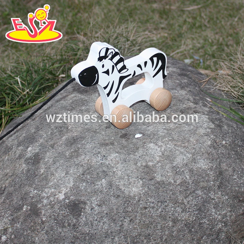 2018 wholesale baby wooden moving animal toy funny kids wooden moving animal toy wooden moving animal toy W05B141