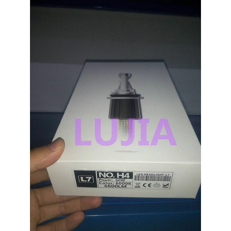 GUANGZHOU LUJIA L7 6600lm auto led headliht H4 led bulb HB3 conversation kit 60W xhp70 h7 9005 h11 Led head headlight