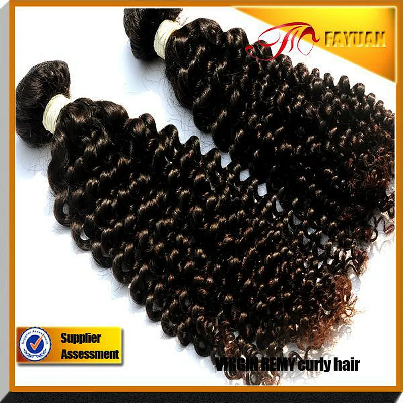 wholesale unprocessed Natural black Virgin Malaysian curly hair
