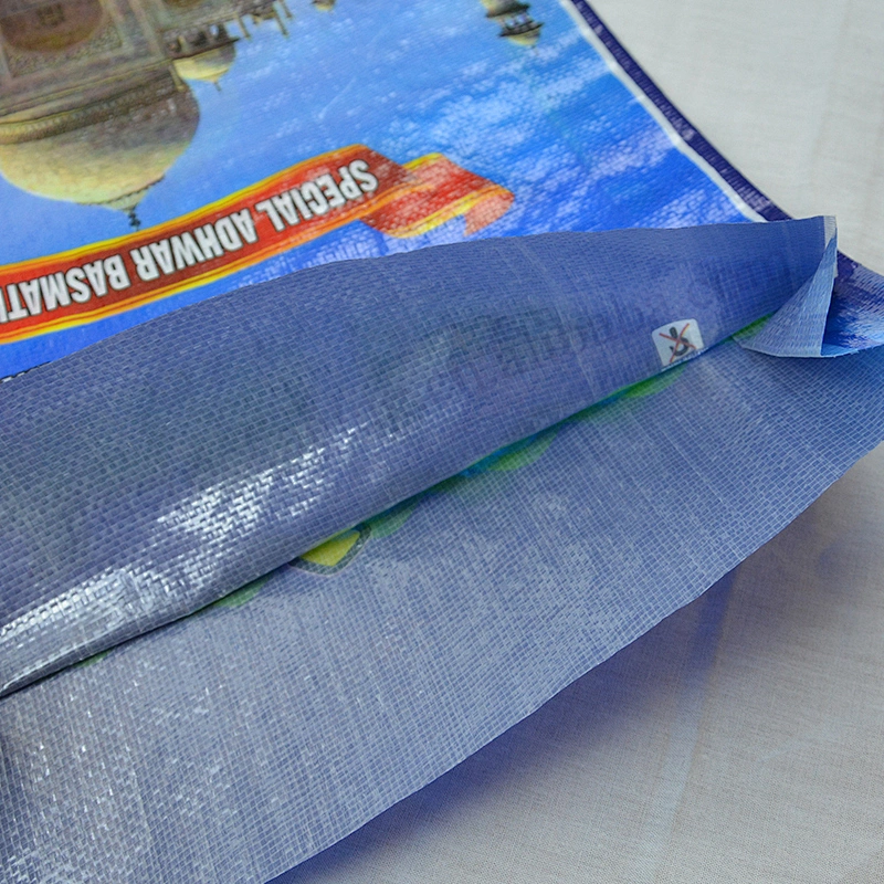 Customized laminated plastic pp woven Thailand rice bag 25kg