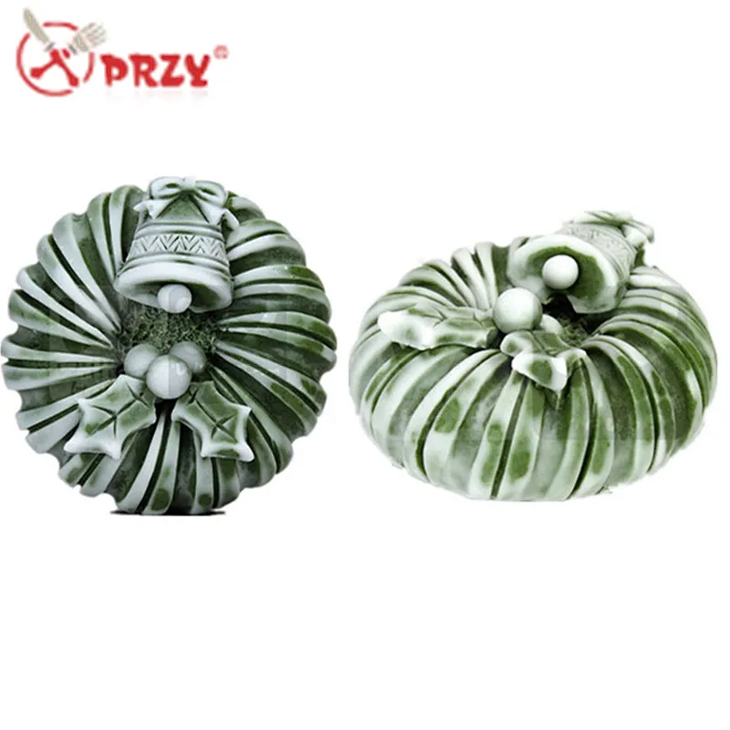 Blessings of Christmas Bell mold handmade design soap molds silicone cake decoration mould silicone