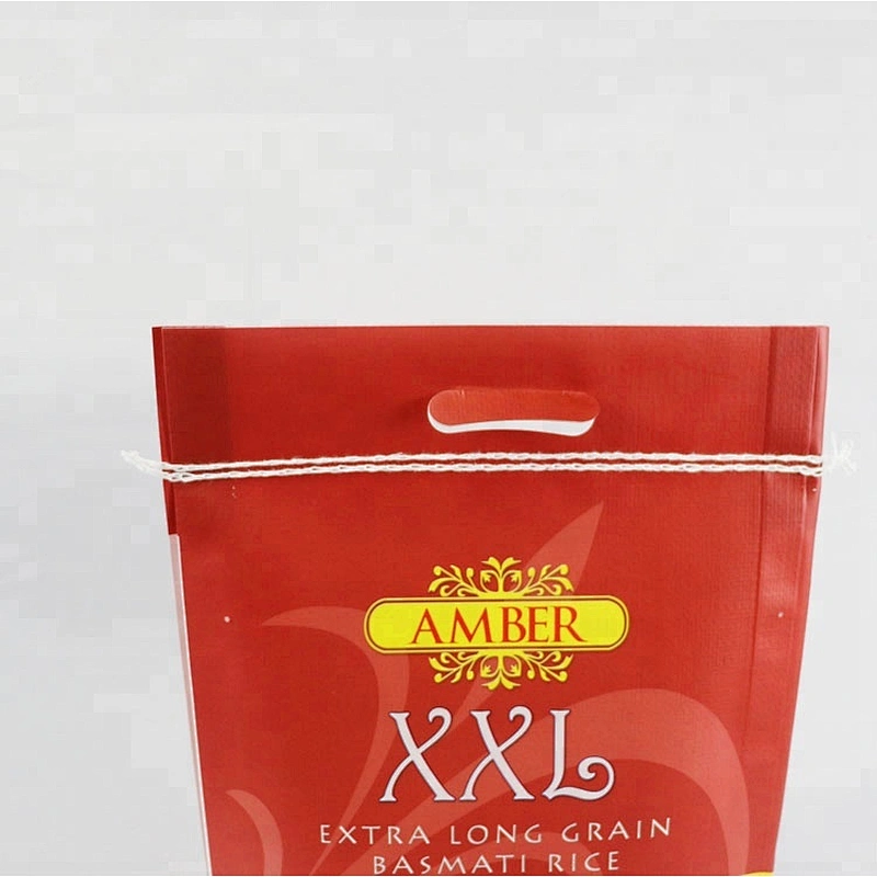 Polypropylene woven rice packaging bag , empty 5kg rice sack bag