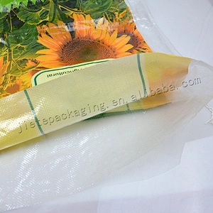 Guaranteed quality 25kg plastic pp woven sunflower seed bag