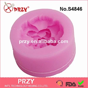3D Silicone Flower Molds for Bakeware Soap Jelly Candy Tools