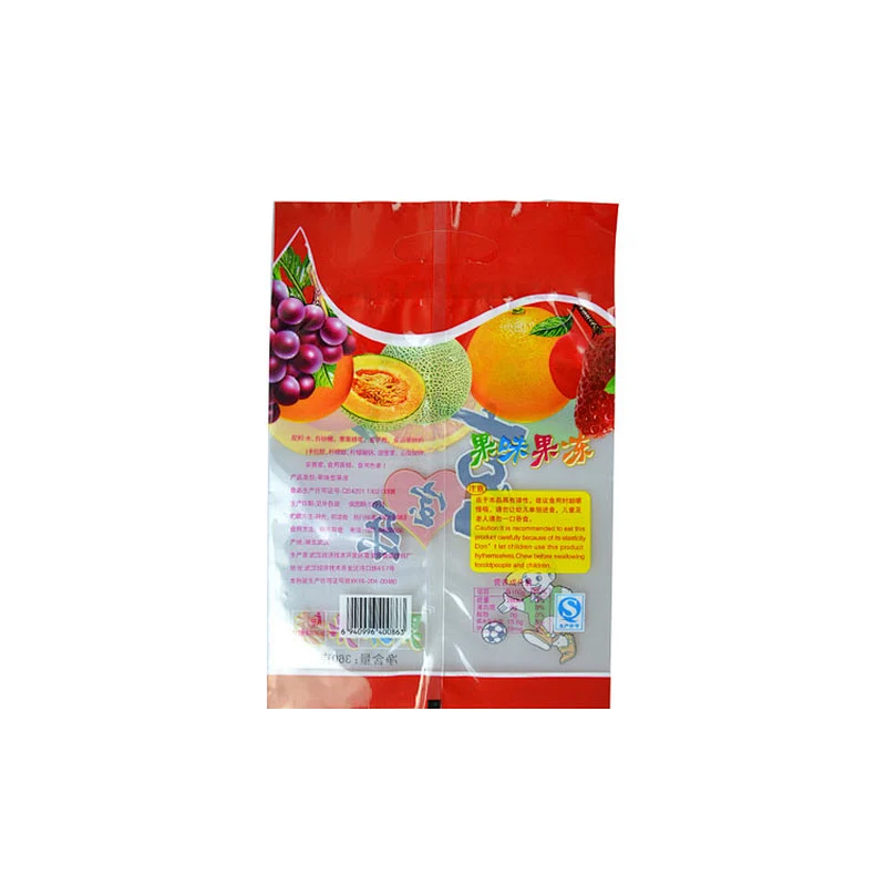 Customized wholesale recycled food packaging use custom printed PE plastic bag