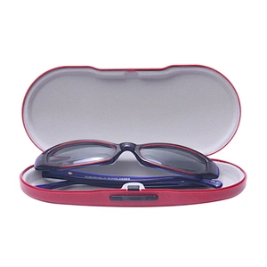 Wholesale Round Plastic Eyeglasses Case Spectacle Case Optical Case R-44