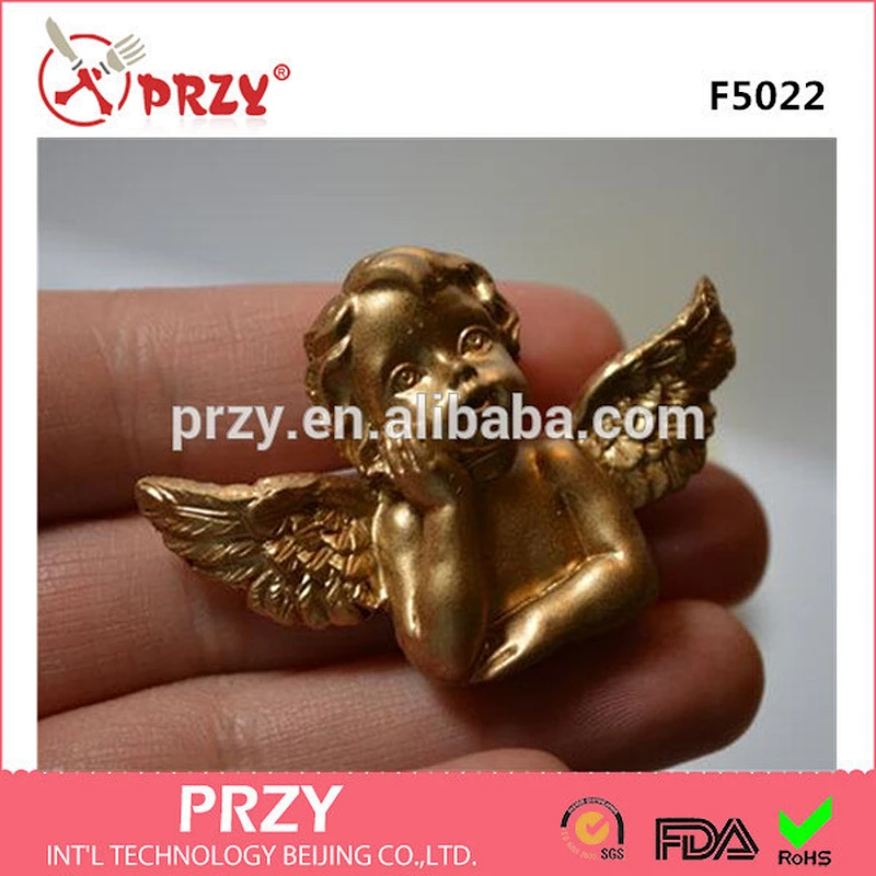 Angel with Wings Bust Silicone Rubber Flexible Food Safe Mold Mould-resin, clay, fondant, soap, chocolate
