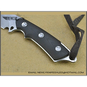 Survival Tool Tracker Knife G10 Handle Combat Fixed Blade Knife