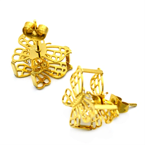 Golden Butterfly jewelry set