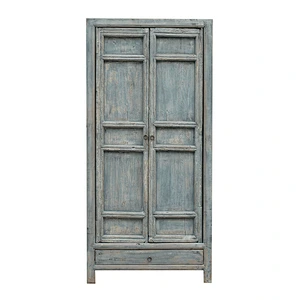 oriental chinese antique reclaimed salvaged distressed shabby chic wardrobe furniture