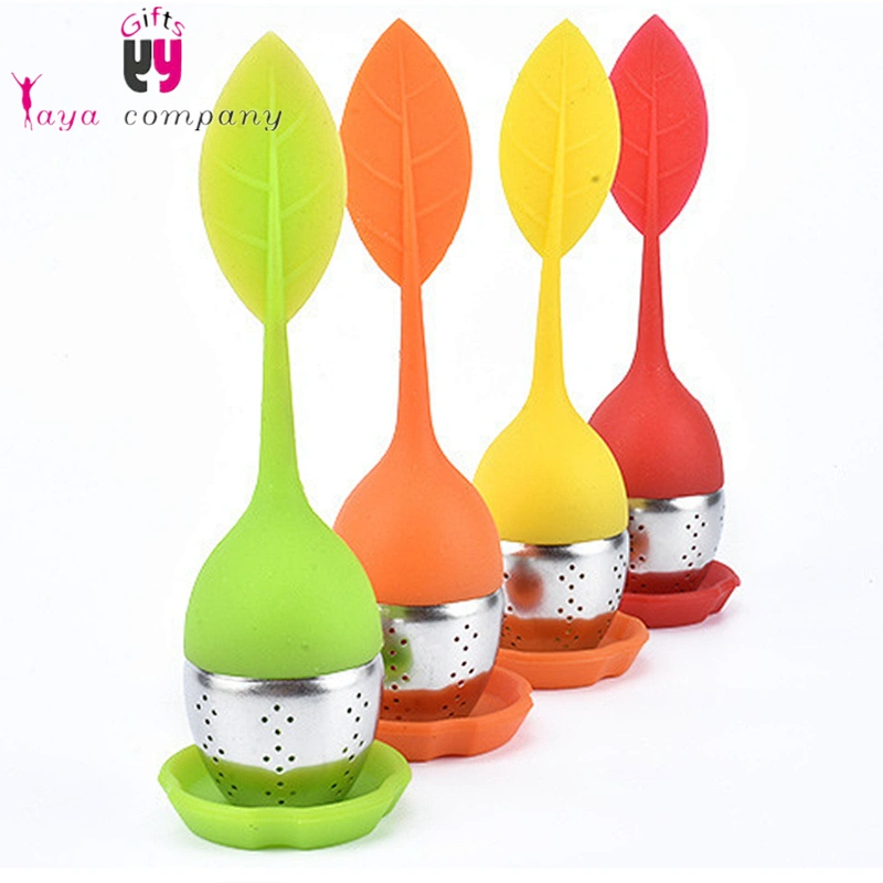 Cute Shape Filter Leaf Shape Custom Metal Tea Infuser Stainless Steel