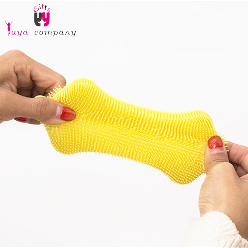 100% Soft Silicone Sponge Bath Body Baby Brush For Baby
