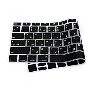 custom silicone keyboard cover russian keyboard cover for keyboard for macbook pro 13 for MacBook A1932 US Version