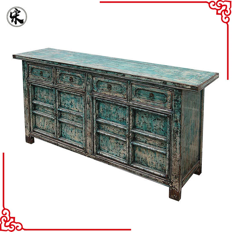 chinese recycled wood oriental furniture in living room