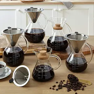 Glass Coffee Pour Over Dripper
