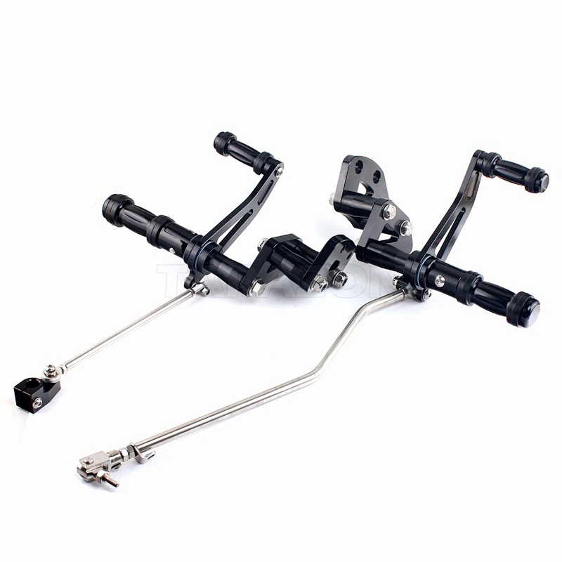 Aluminum alloy motorcycle Forward controls Rear sets for harley