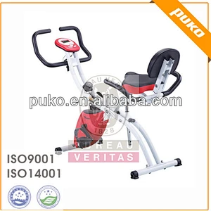 recumbent exercise bike with moving arms