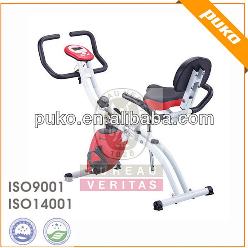 recumbent exercise bike with moving arms
