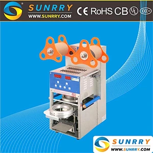 Professional S/S full automatic digital bubble tea paper cup filling and sealing machine