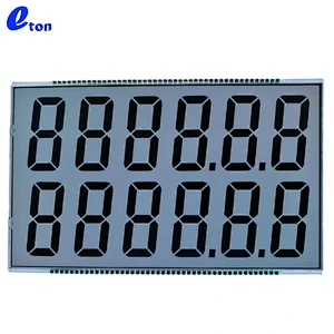 12 Digits Custom Small Fuel Dispenser Lcd Display