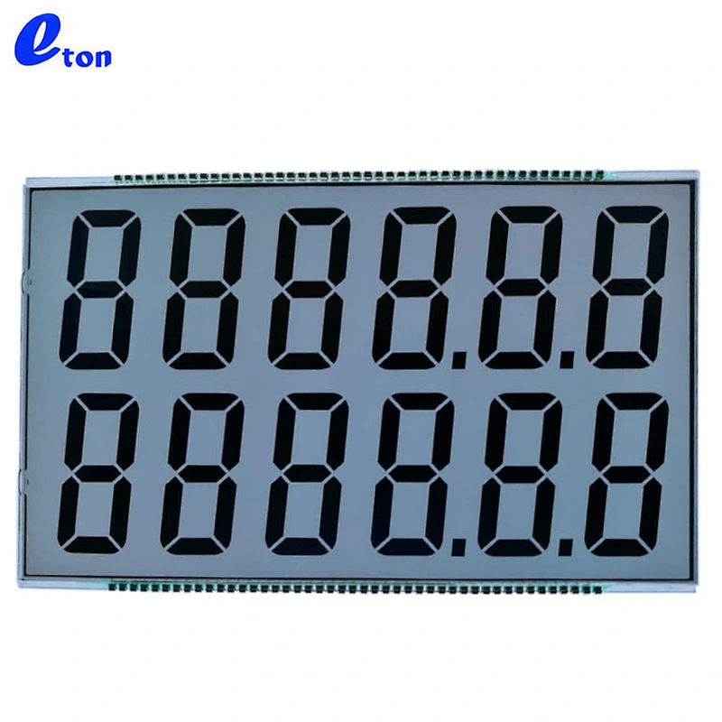 12 Digits Custom Small Fuel Dispenser Lcd Display