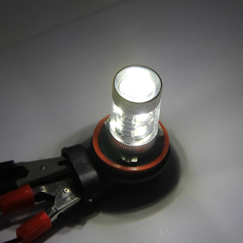 LANDJOY 870lm white 300lm yellow 50W XBD chip H8/H11 led fog light bulb
