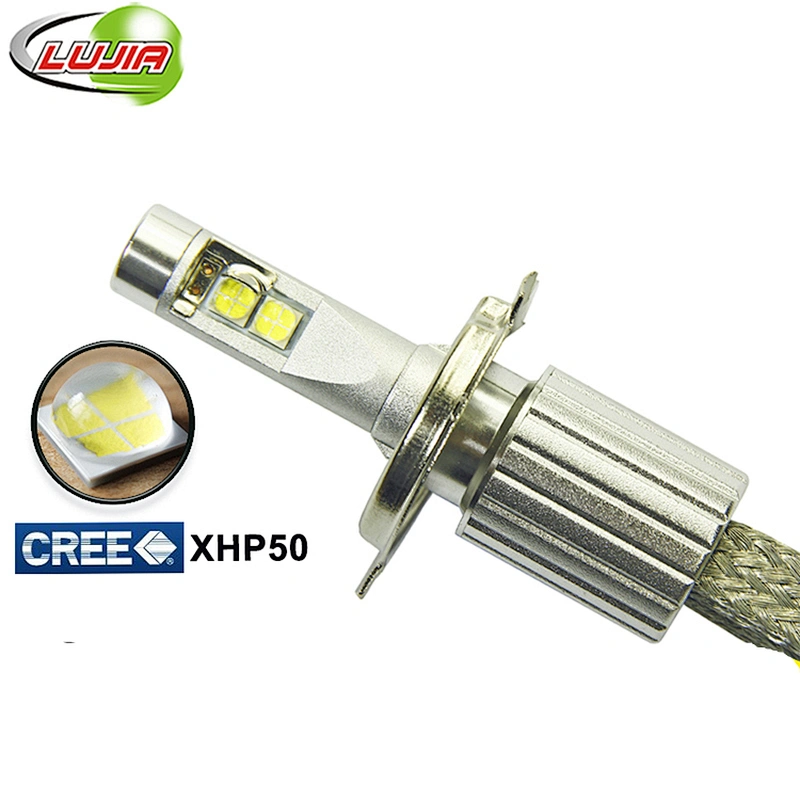 High power led headlight 4300K 5000k 6000K 40w XHP50 super bright led headlight bulb h4 led